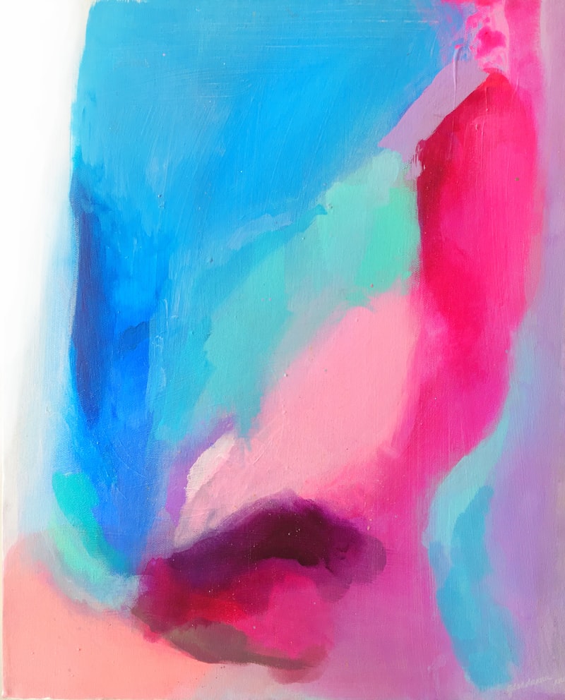 Vibrant abstract composition